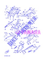 CUBIERTA 1 para Yamaha YZF-R125 2013