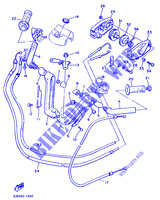 MANILLAR / CABLE para Yamaha XVZ13TD 1991