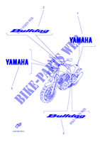 PEGATINA para Yamaha BT1100 2003
