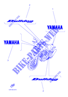 PEGATINA para Yamaha BT1100 2003