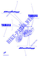 PEGATINA para Yamaha BT1100 2006