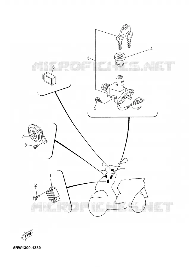 ELECTRICA 1 Yamaha SCOOTER 50 2003 JOG  CS50 JOG R