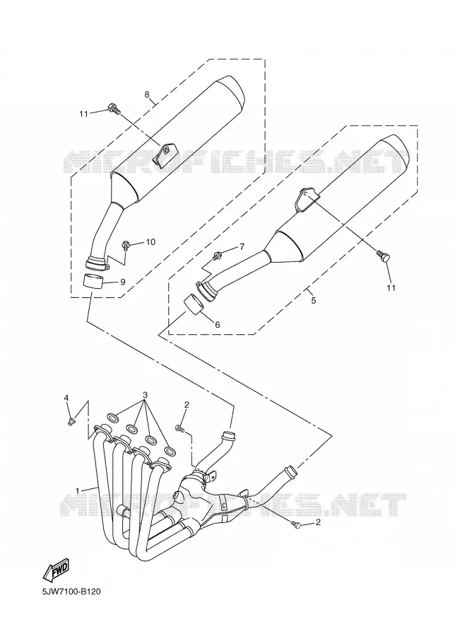 ESCAPE Yamaha MOTO 1300 2006 FJR ABS  FJR1300A