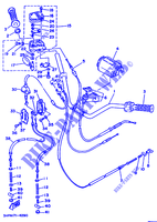 MANILLAR / CABLE para Yamaha YFM350 1993
