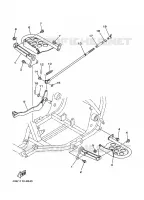 CABALLETE / ESTRIBERA para Yamaha YFM250 1999
