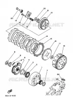 EMBRAGUE DE ARRANQUE para Yamaha YFM250 1999