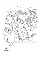 GUARDABARROS DELANTERA para Yamaha YFM250 1999