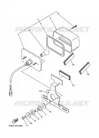 PILOTO TRASERO para Yamaha YFM250 1999