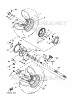 RUEDA TRASERA para Yamaha YFM250 1999