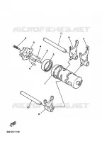 TAMBOR SELECTOR CAMBIO / HORQUILLAS para Yamaha YFM250 1999