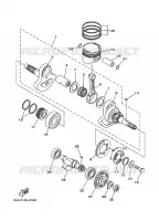 CIGUEÑAL / PISTÓN para Yamaha YFM350A 2008