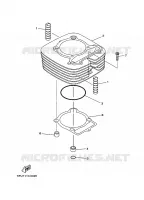 CILINDRO para Yamaha YFM350A 2008