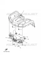 GUARDABARROS DELANTERA para Yamaha YFM350A 2008