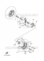 RUEDA DELANTERA para Yamaha YFM350A 2008