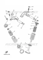 VÁLVULA para Yamaha YFM350A 2008