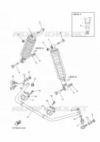 AMORTIGUADOR TRASERO para Yamaha YFM550FWA 2013