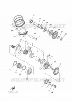 CIGUEÑAL / PISTÓN para Yamaha YFM550FWA 2013