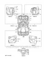 PEGATINA / ETIQUETA 1 para Yamaha YFM550FWAD 2009