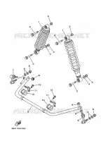 AMORTIGUADOR TRASERO para Yamaha YFM550FWAD 2009