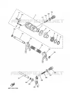 TAMBOR SELECTOR CAMBIO / HORQUILLAS para Yamaha YFM700FWAD 2009