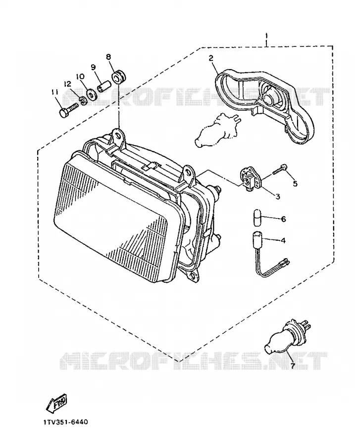 FARO Yamaha MOTO 750 1986 FZ  FZ750