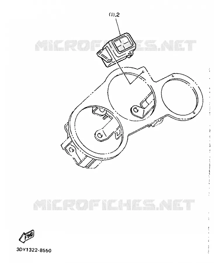 ALTERNATIVA RELOJES - FOR SWEDEN Yamaha MOTO 750 1988 FZ  FZ750