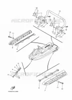 HULL & DECK 2 para Yamaha FB1800-M 2013