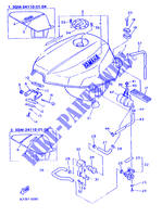 DEPOSITO DE GASOLINA para Yamaha FZR1000 1990