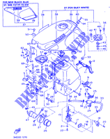 DEPOSITO DE GASOLINA para Yamaha FZR600H (67KW) 1991