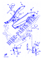 CABALLETE / ESTRIBERA para Yamaha YP125E 1998