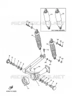 BASCULANTE / AMORTIGUADOR para Yamaha XV1100S 1997