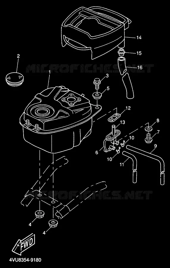 DEPOSITO DE GASOLINA Yamaha SCOOTER 50 2000 BW'S  CW50