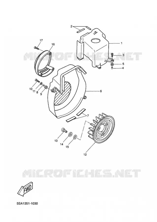 VENTILADOR RADIADOR Yamaha SCOOTER 50 2003 BOOSTER  CW50L