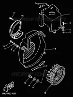 VENTILADOR RADIADOR para Yamaha CW50RS 2001