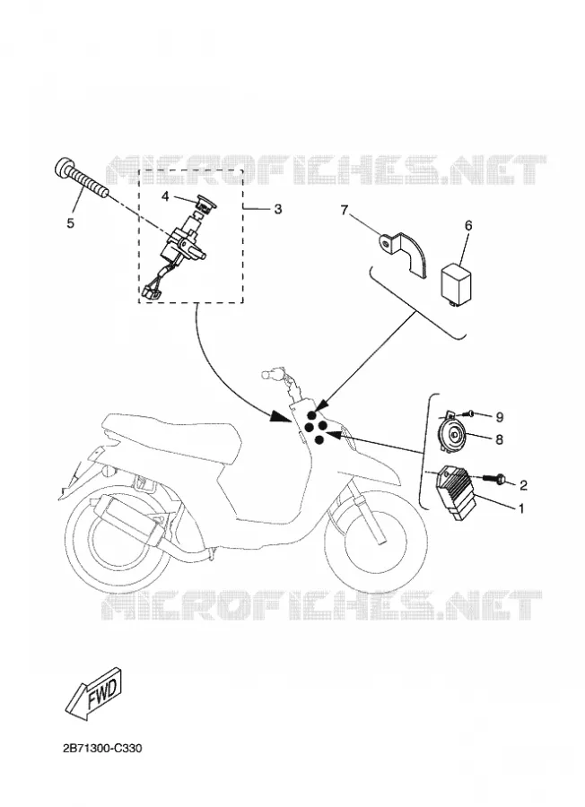 ELECTRICA 1 Yamaha SCOOTER 50 2004 BOOSTER  CW50N