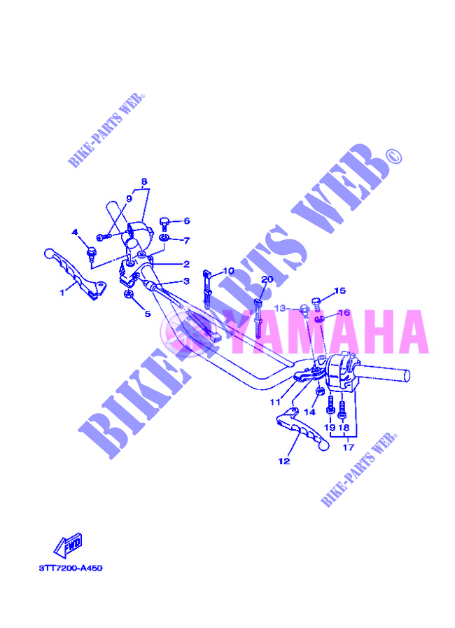 CONMUTADORES / MANETAS para Yamaha DT125 2008