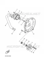 BOMBA DE AGUA / MANGUERAS para Yamaha YQ50 2009