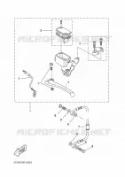 BOMBA DE FRENO TRASERA para Yamaha YQ50 2009