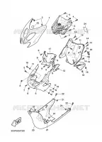 CARENADO PROTECCIÓN PIERNAS para Yamaha YQ50 2009