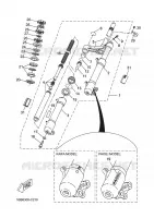 HORQUILLA para Yamaha YQ50 2009
