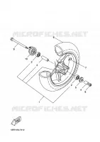 RUEDA DELANTERA para Yamaha YQ50 2009