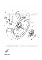 RUEDA TRASERA para Yamaha YQ50 2009