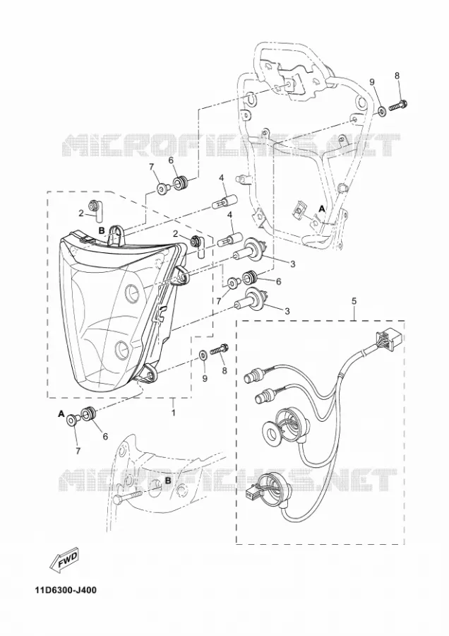 FARO Yamaha MOTO 660 2013 TENERE ABS  XT660ZA