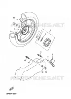 RUEDA TRASERA para Yamaha CS50 MACH G AIR 2010