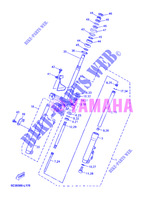 HORQUILLA para Yamaha MBK OVETTO 50 4 TEMPS 2012
