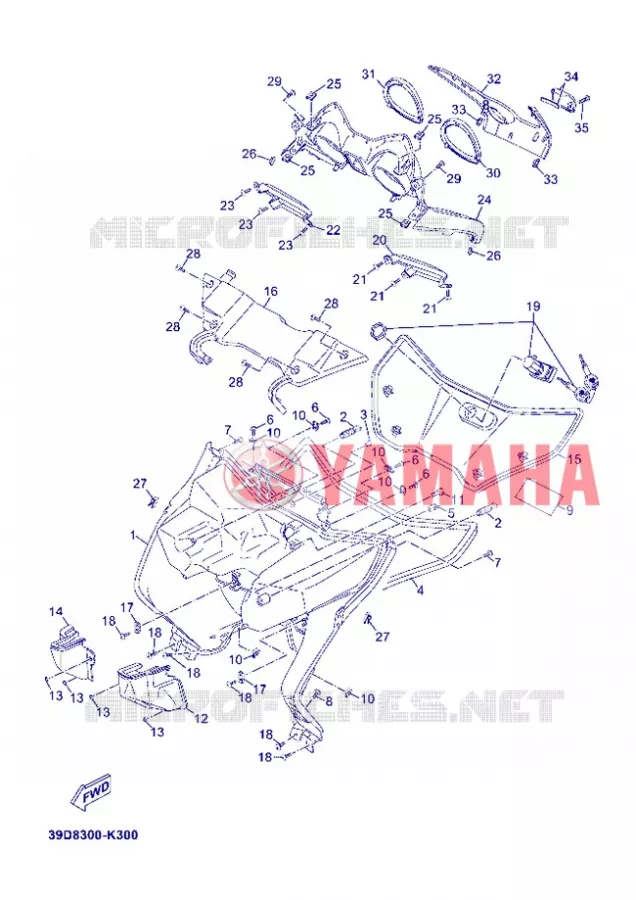 CARENADO PROTECCIÓN PIERNAS Yamaha SCOOTER 125 2012 XMAX SPORT  YP125R X-MAX 125 SPORT
