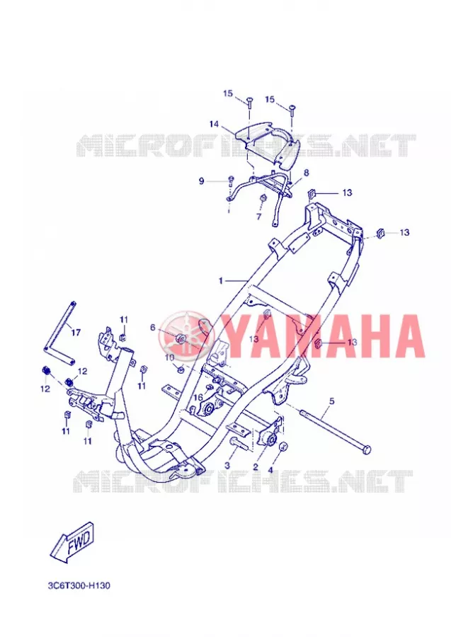 BASTIDOR Yamaha SCOOTER 50 2012 NITRO  YQ50 NITRO