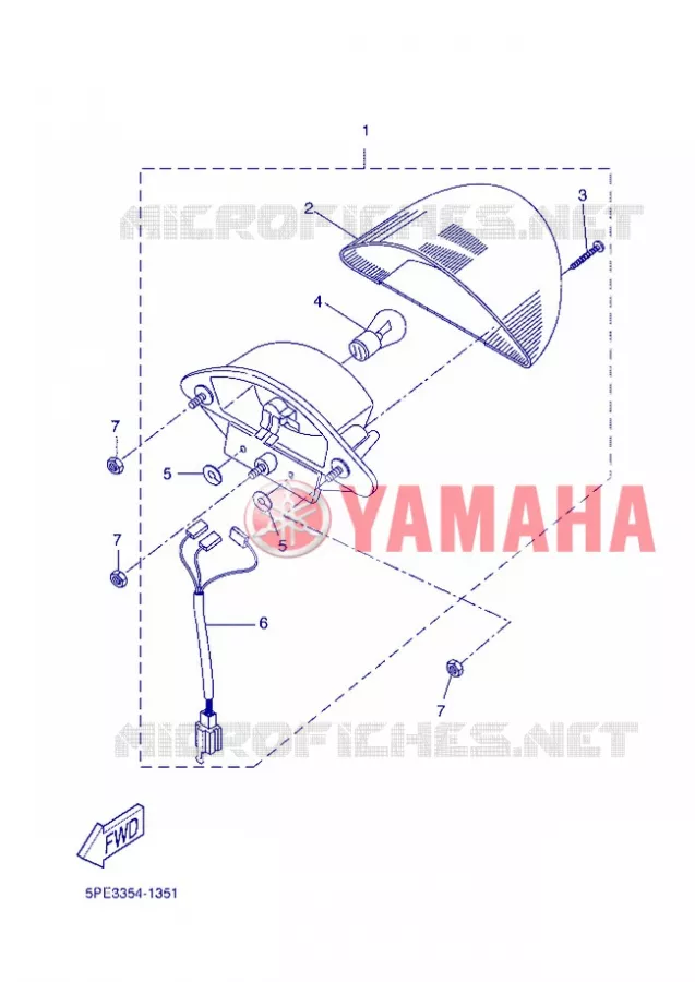 PILOTO TRASERO Yamaha SCOOTER 50 2012 NITRO  YQ50
