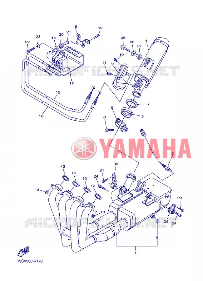 ESCAPE Yamaha MOTO 600 2012 R6  YZF-R6