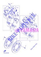 PINZA FRENO DELANTERA para Yamaha FJR1300AS 2013